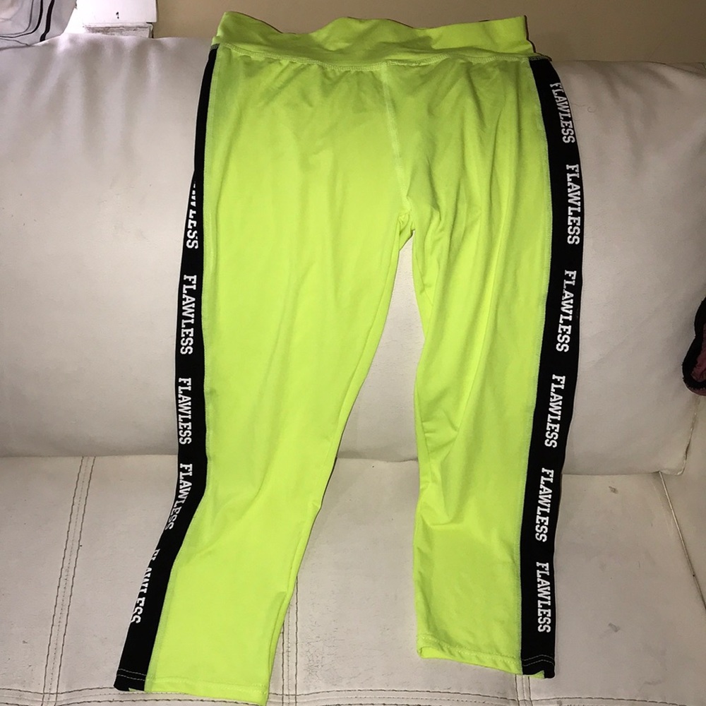 Neon Yellow Workout Leggings